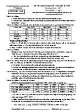 Đề và đáp án thi chọn học sinh giỏi Địa lí lớp 9 - Năm học 2016-2017 - Phòng GD & ĐT Tĩnh Gia
